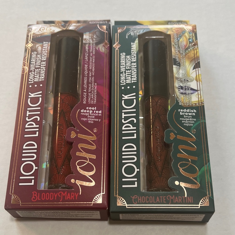Ioni Liquid Lipstick Duo - Bold Shades